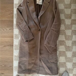 Babaton Taupe Trench Coat